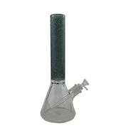14″ 7MM Deep Sand Blasting Beaker with color top – (C1037+CC268)