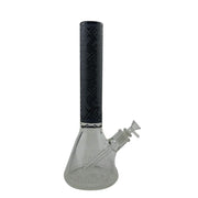 14″ 7MM Deep Sand Blasting Beaker with color top – (C1037+CC268)