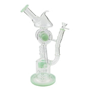 12″ 5MM Recycler Glass Bong (C1575)