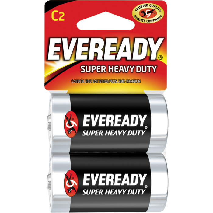 Eveready Super Heavy Duty C2 Battery 2pcs (C2)