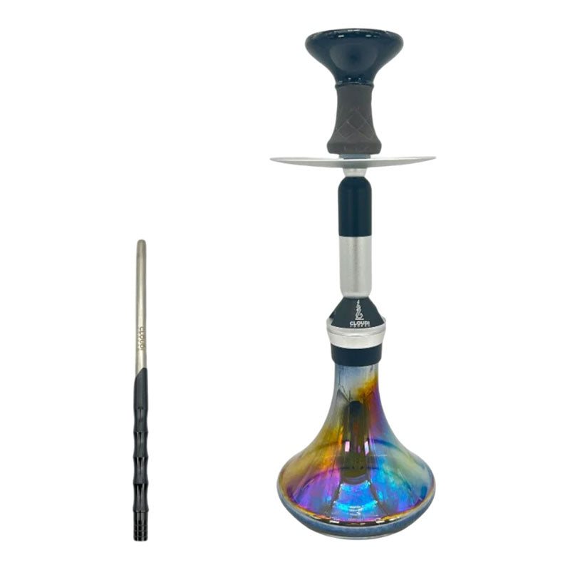 Capsule Aluminum & Glass Hookah (0216)