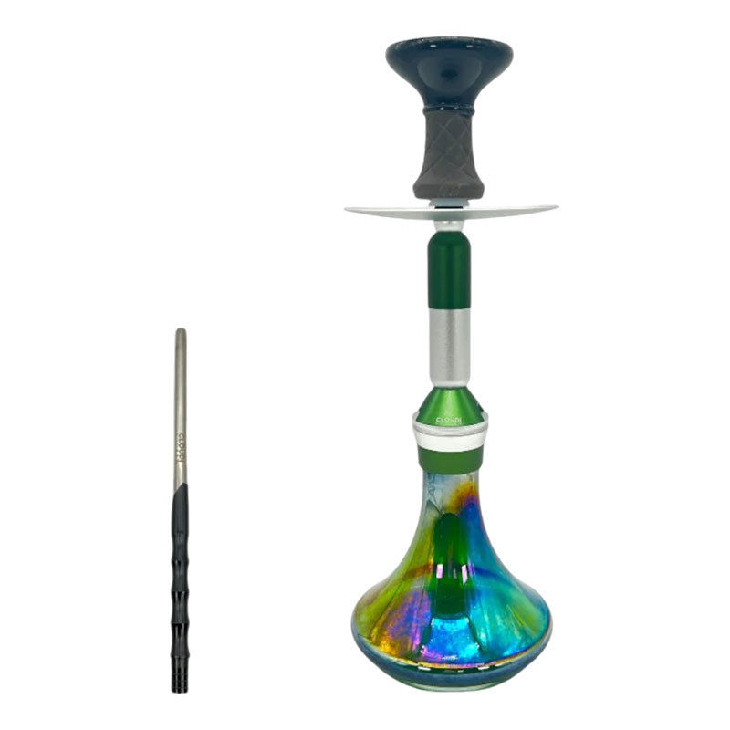 Capsule Aluminum & Glass Hookah (0216)