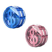 Top Dollar - 4 Part Grinder, 63MM (CN6404-MY)-6/display