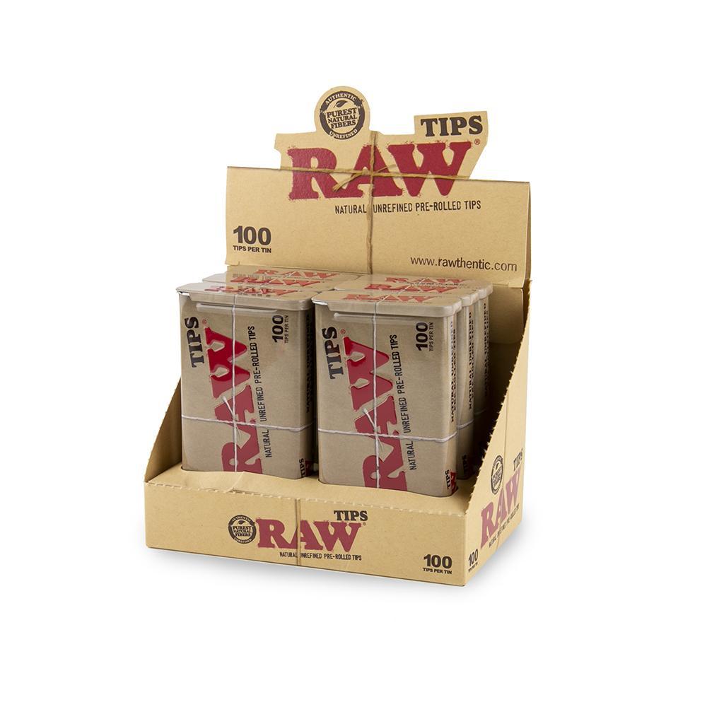 Raw Pre Rolled Tips Tin (CP1230)