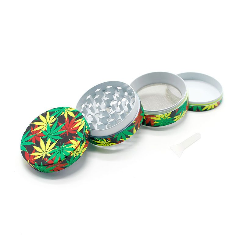 50mm 4 Part Glow in the Dark Grinder - (CSP8036)-12/display