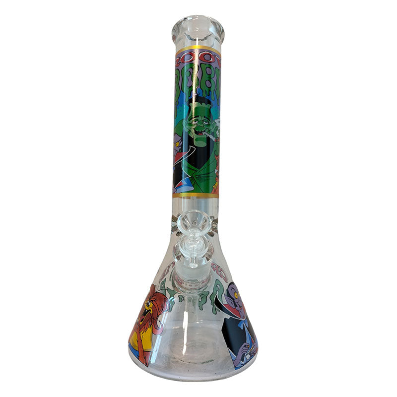 14" Cartoon Decal Bong - (MST010)