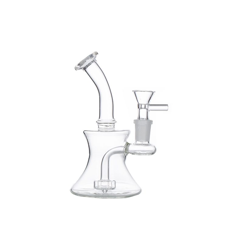 6″ Glass Bong Clear – Clear (DCK-017)