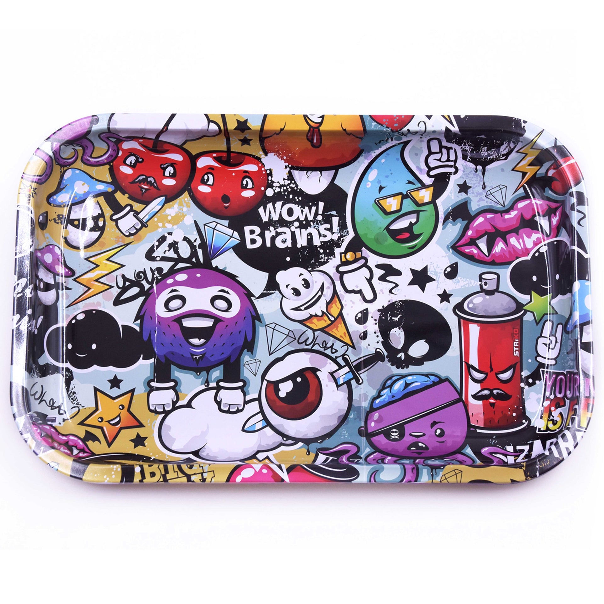 Cartoony Design Aluminium Rolling Tray - (MT36)