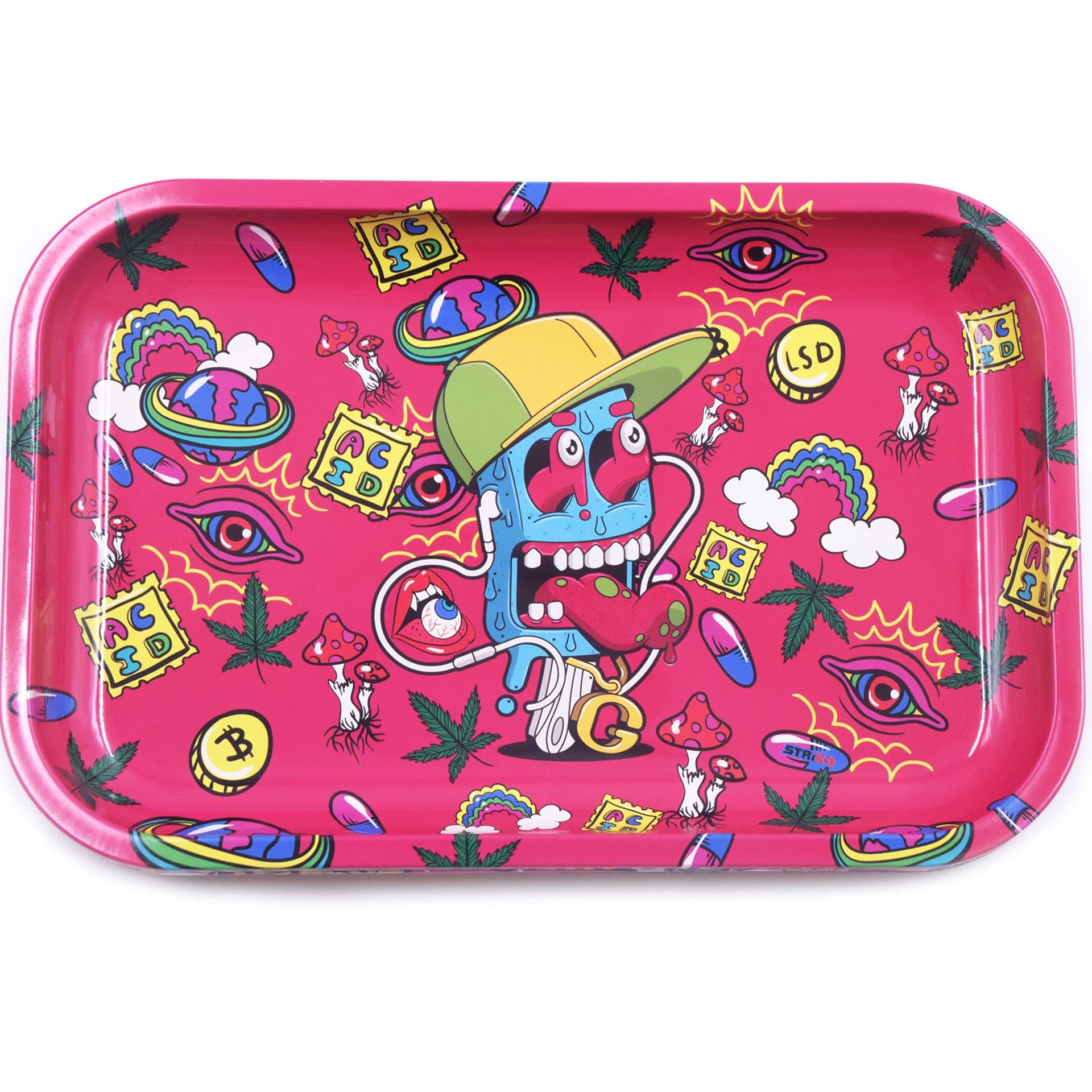 Cartoony Design Aluminium Rolling Tray - (MT38)