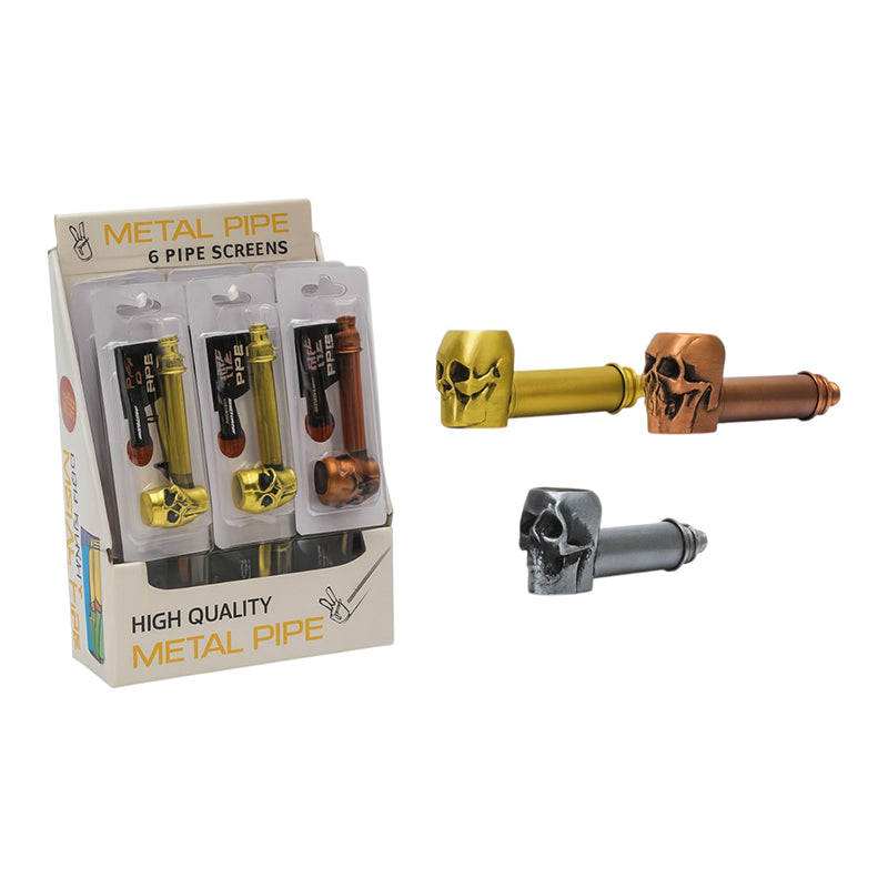 MST4054 - Metal Pipe with Cap - 24/Display