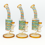 LU-010 - Color Swirl Glass Bong Set