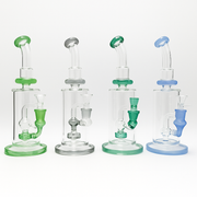 MN-36 - Tall Recycler Glass Bong Set