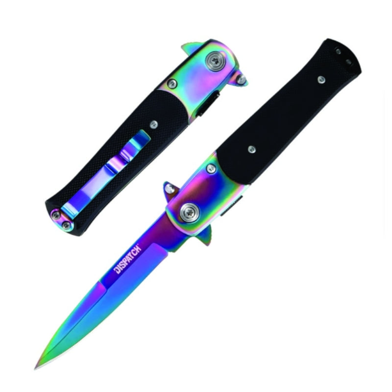 4" Fashion Colorful Folding Knife – Durable G10 Handle & Stainless Steel Blade (DP8042-CL)