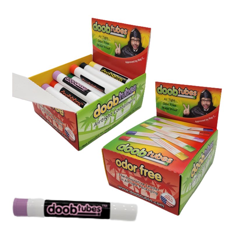 Doob tubes – White With Logo Small