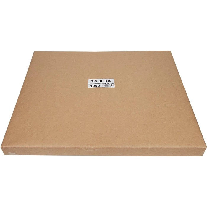 Dry Wax Sheet - 15"X18" [1000ct]