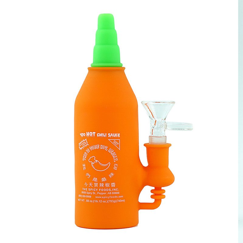 Silicone Chinese Hot Sauce Bong(H83)