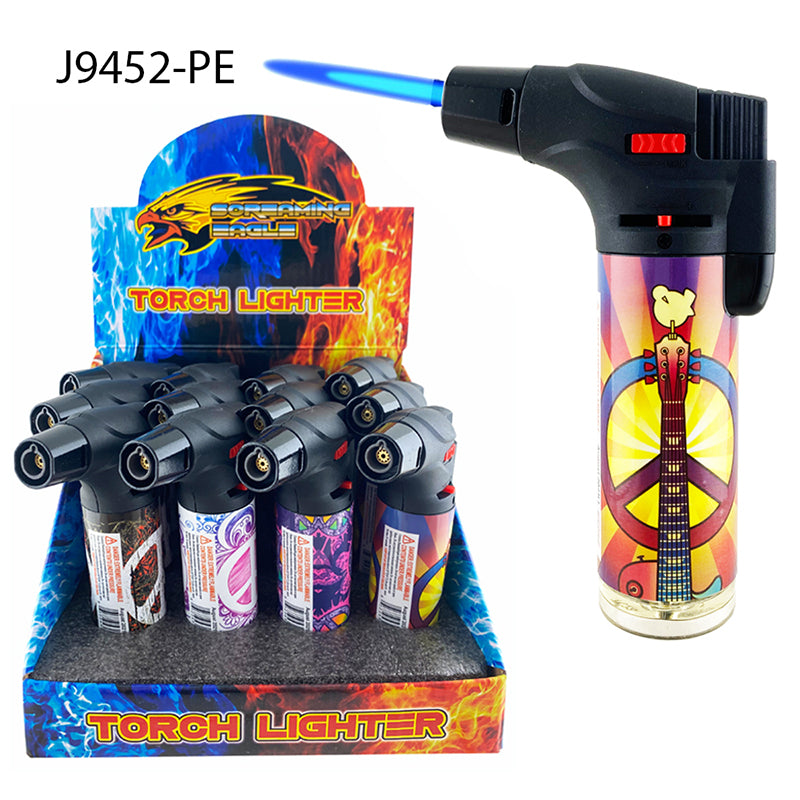 Side jet torch, peace, 12x12-144pcs; 35LBS (J9452-PE)-12/display