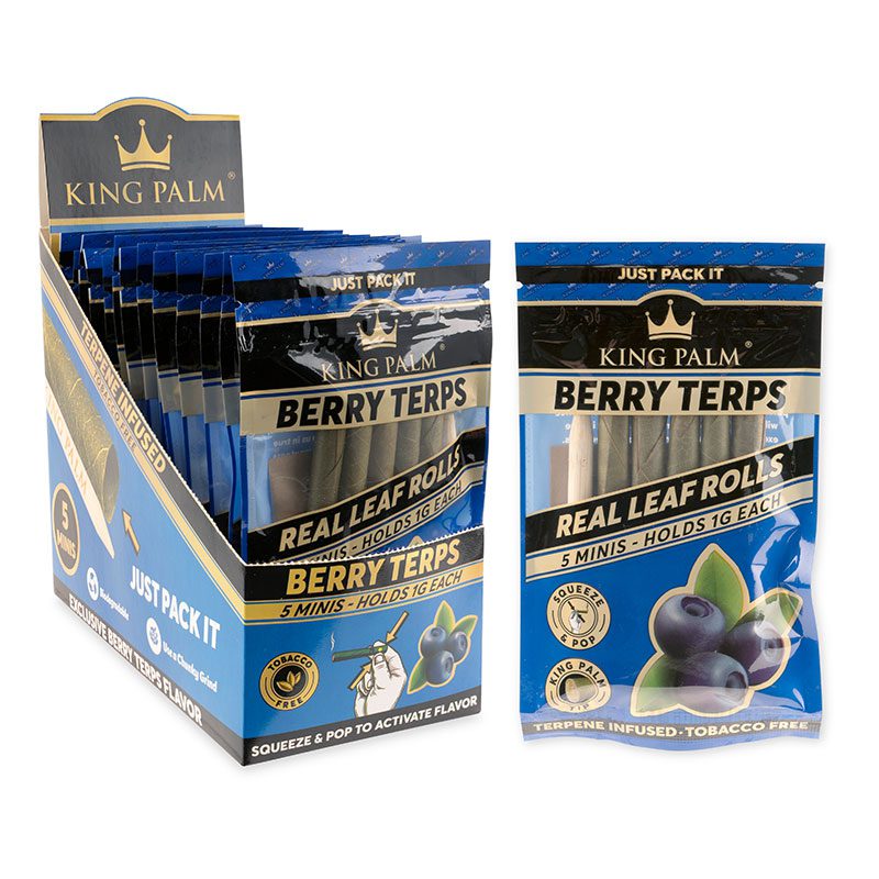 King Palm Cones - Mini - Berry Terps - 5pk