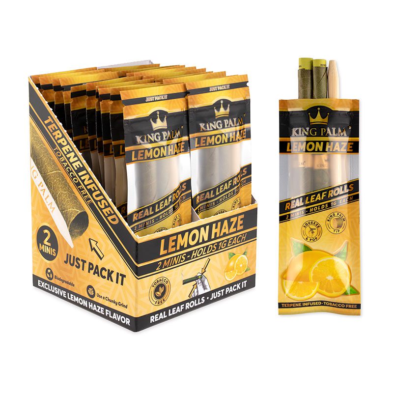 CP1374LMH - King Palm Cones - Mini Lemon Haze