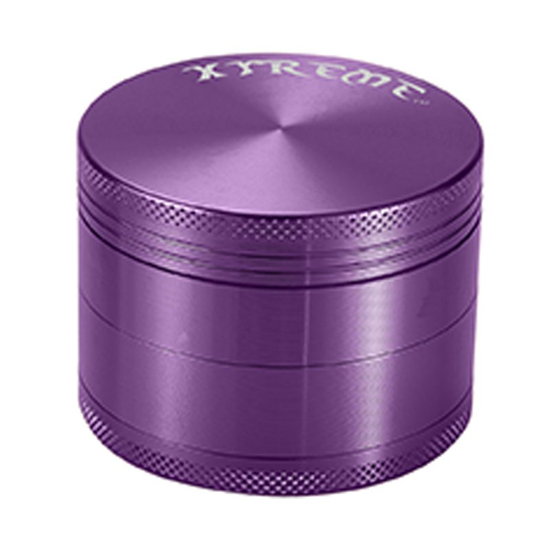 4 Part 40mm Xtreme Grinder - Purple (CNC400-4)-6/box