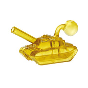 PG1307 - Yellow Tank Glass Dab Rig