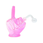 MST146 - Hand-Shaped Glass Water Pipe