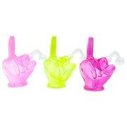 MST146 - Hand-Shaped Glass Water Pipe