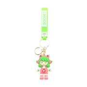 MST189 - Cartoon Girl Keychain - 100/Pack