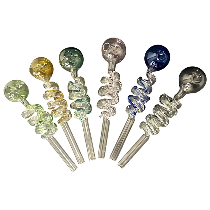 Glass Bubble Pipe - Assorted (MS2024)-12/pk