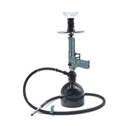 MST4030 - Gunsmoke Deluxe Diamond Hookah – Unique Handcrafted Gun Shaped Hookah