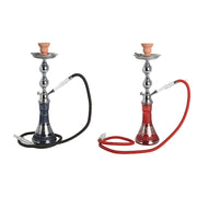 MST4045 - IRON body+ handdrawing glass bottle (medium size) +leather wood hose