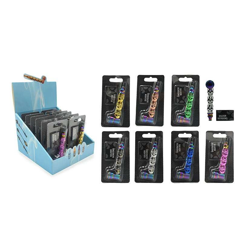 MST4046 - Metal Pipe with Cap- 12/Display
