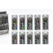 MST4052 - Rainbow finish Pipe with Cap & with Metal Grinder - 12/Display