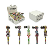 MST4058 - glass pipe with cap - 24/Display