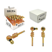 MST4059 - glass pipe with cap - 24/Display