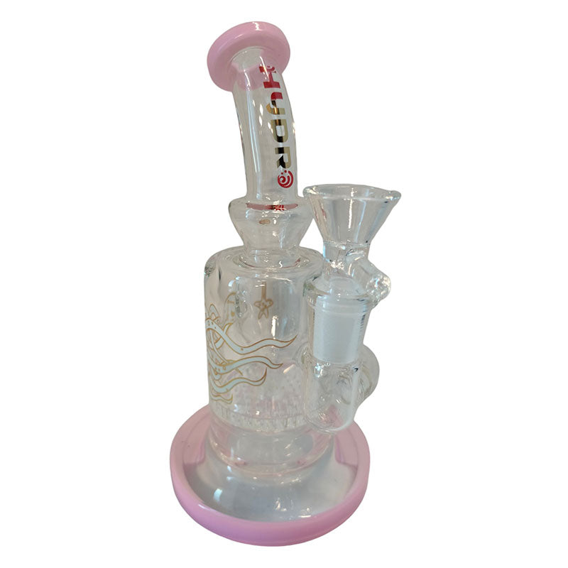 Curvy Neck Glass Bong  (MST042)