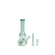 Haze 9″ Skulls Bubble Dab Rig Charcoal Black (Mini-P)