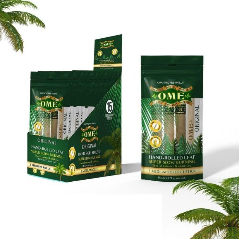 OME Pre-Rolled Palm Leaf – Medium – Original - 15/Display