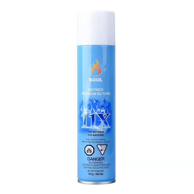 Soul 11x Refined Butane 300ml - 12pack