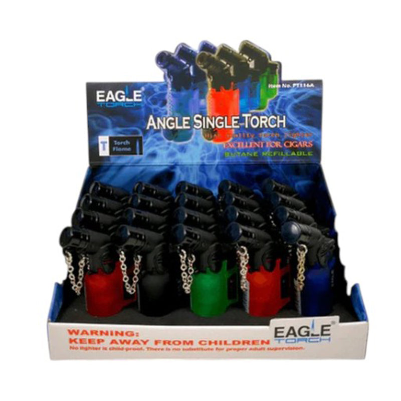 Eagle Angle Torch Lighter(PT116B) – 20ct