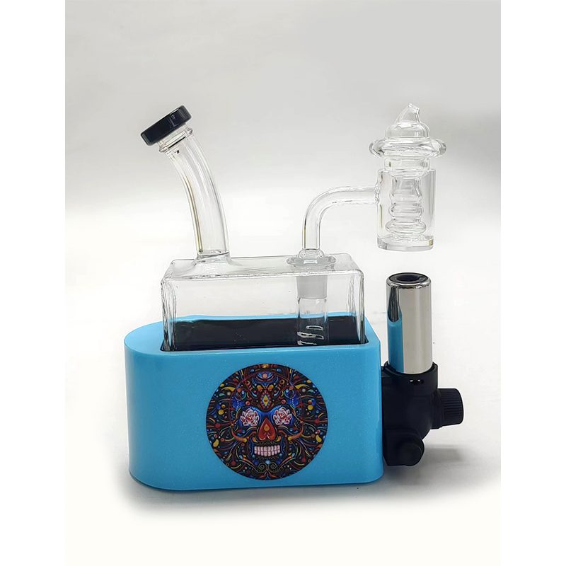 Portable Dab Rig with Torch - Blue (H2052)