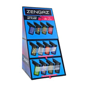 Zengaz Seven Jet (ZL-19) Series 9 Rubberized Lighters - 48ct (Series 9-B)