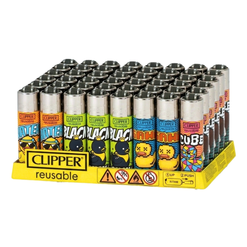 Clipper Animal Life 2 Lighters - 48ct