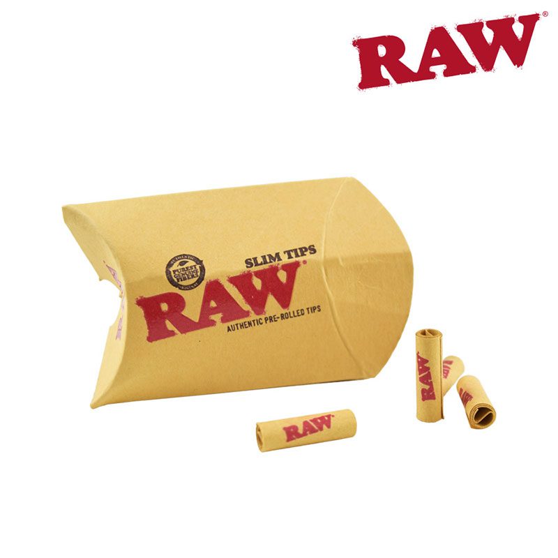 Raw Pre Rolled Slim Tips Pillow Pack (CP1291)