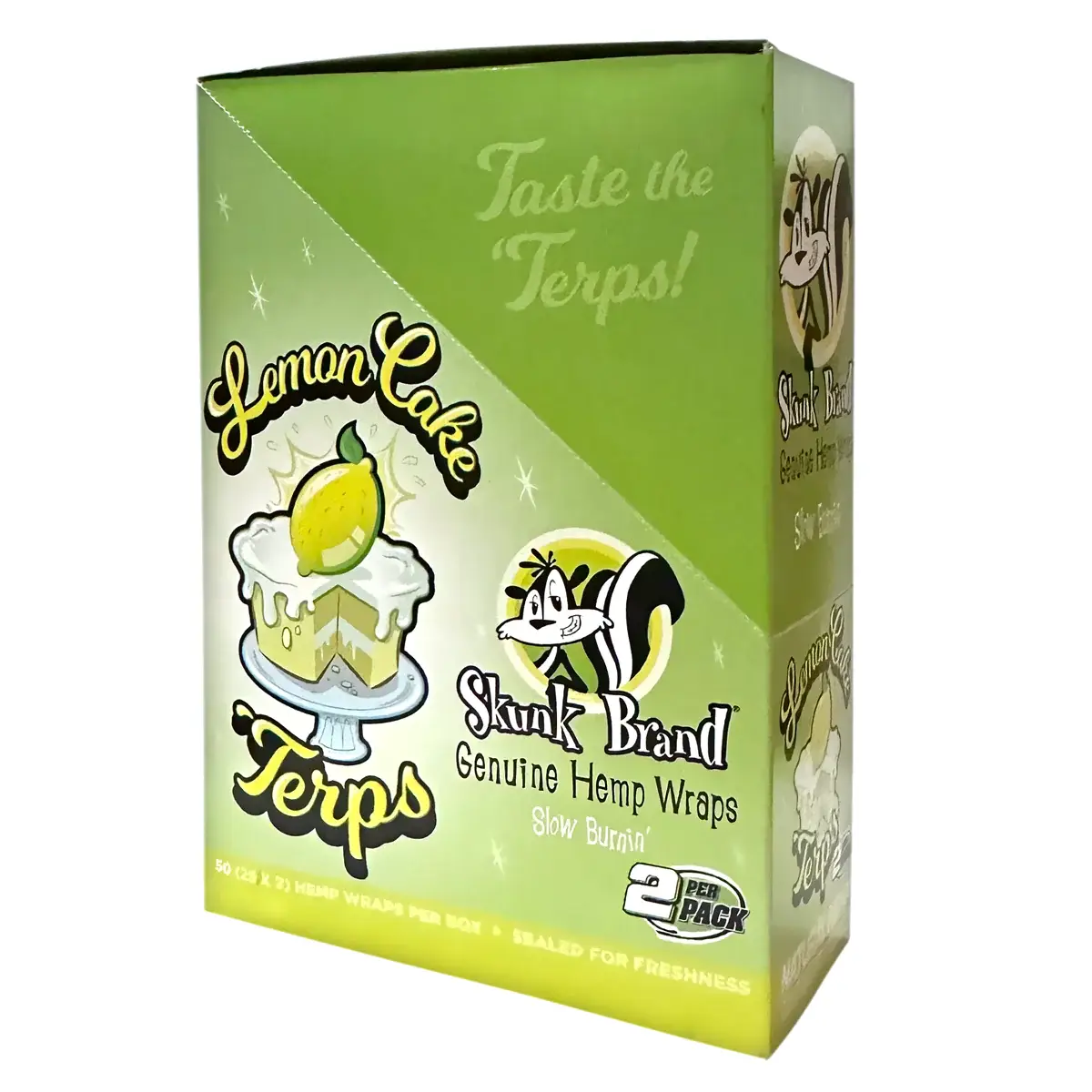 Skunk Brand Terp-Infused Hemp Wraps – Lemon Cake (CP1367LEM)