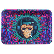 Smoker Monkey Design Aluminium Rolling Tray - (MT51-1)