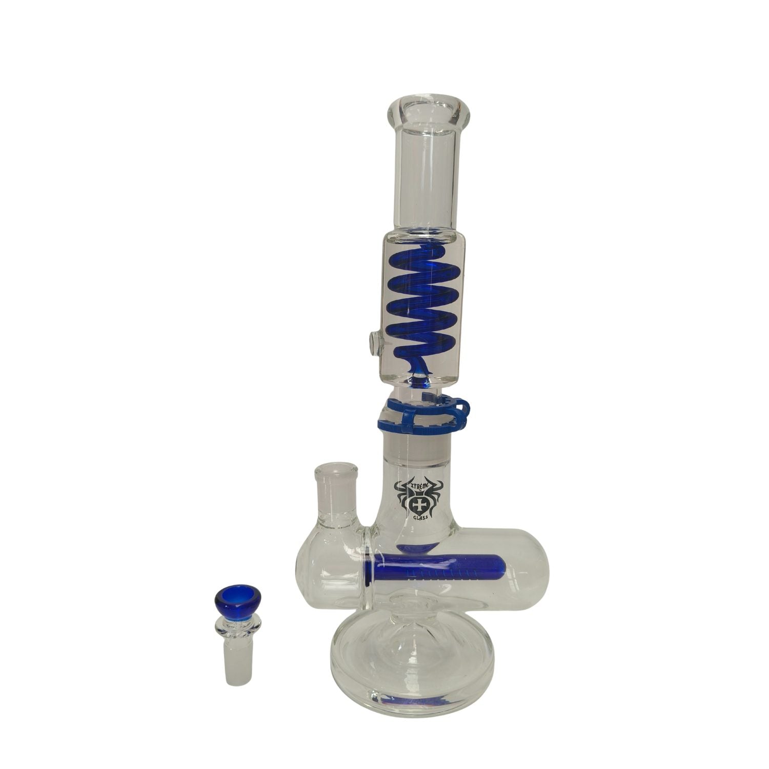 16″ Freezable Coil Inline Perc Bong – (TDO-004)