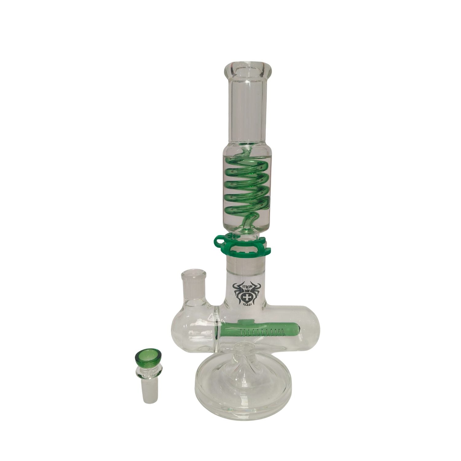 16″ Freezable Coil Inline Perc Bong – (TDO-004)