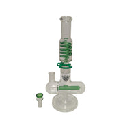 16″ Freezable Coil Inline Perc Bong – (TDO-004)
