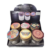 GR-03 - Grinders Sugar Skull Bamboo Lid Collection - 6/Display